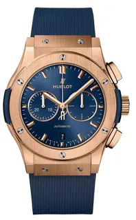 Hublot Classic Fusion 541.OX.7180.RX 42mm Yellow gold Blue