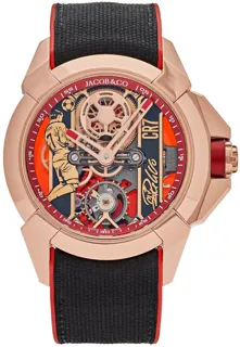 Jacob & Co. V2 CR7 EX120.43.AE.AA.A 44mm Rose gold Skeletonized