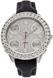 Jacob & Co. Jacob & Co. Five Time Zone JCM-30 40mm Stainless steel Diamonds