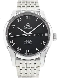 Omega De Ville 431.10.41.22.01.001 41mm Stainless steel Black