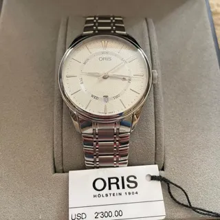 Oris Artelier Pointer Day Date 01 755 7742 4051-07 8 21 88 40mm Stainless steel Silver