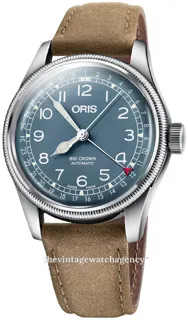 Oris Big Crown Pointer Date 01 754 7741 4065-07 5 20 63 Stainless steel Blue