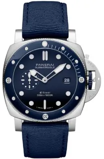 Panerai Submersible PAM 01289 44mm Stainless steel Blue