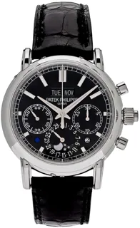 Patek Philippe Perpetual Calendar Split-Seconds Chronograph 5204P-011 Platinum Black