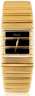 Piaget Polo 7131 C 701 25mm 18kt yellow gold Bright black