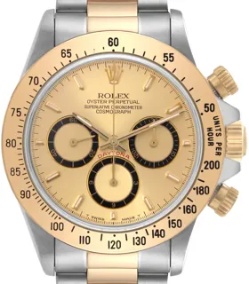 Rolex Daytona Inverted 6 200 Meter Steel Yellow Gold 16523 Stainless steel and 18k yellow gold