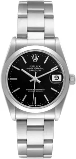 Rolex Midsize Datejust 31 68240 Stainless steel Black