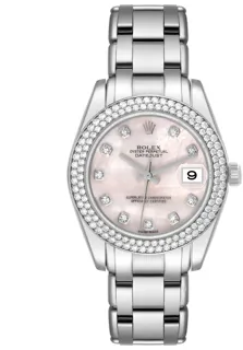 Rolex Pearlmaster 81339 White gold White