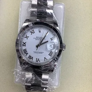 Rolex Datejust 126300-0015 Stainless steel White