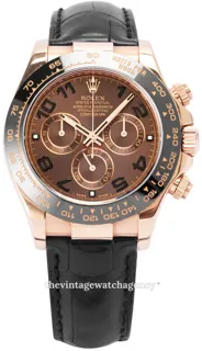 Rolex Daytona 116515LN 18k rose gold Black