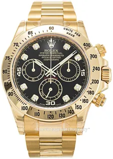 Rolex Daytona 116528/17 18k yellow gold Black