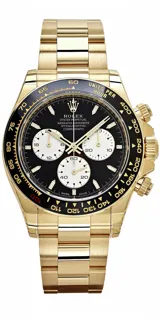 Rolex Daytona 126528 Yellow gold Black