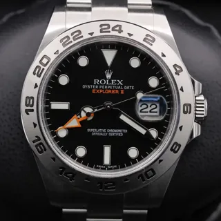 Rolex Explorer II 216570 Stainless steel Black