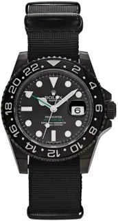 Rolex GMT-Master 116710LN Stainless steel and Black PVD Black