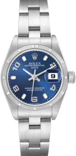 Rolex Oyster Perpetual Date 79190 Stainless steel Blue