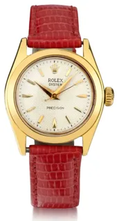 Rolex Precision 6020 30mm 18kt yellow gold Champagne