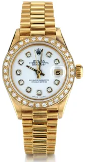 Rolex President 69178 26mm 18kt yellow gold White