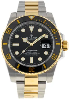 Rolex Submariner 116613LN Yellow gold and Stainless steel Black