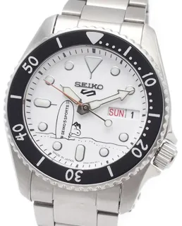 Seiko 5 Sports SBSA233 4R36-14X0 37mm Stainless steel White