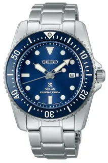 Seiko Prospex SNE585P1 38.5mm Stainless steel Blue