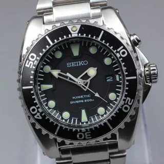 Seiko Prospex 5M62-0BL0 ( ) 44mm Stainless steel Black