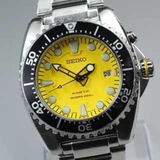 Seiko Prospex 5M62-0BL0 ( ) 44mm Stainless steel Yellow