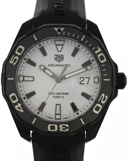 TAG Heuer Aquaracer 300M 43mm Titanium$PVD White