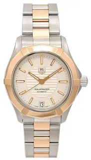 TAG Heuer Aquaracer WAP2350.BD0838 33mm Rose gold and Stainless steel Silver