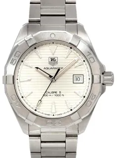 TAG Heuer Aquaracer WAY2111.BA0910 41mm Stainless steel Silver