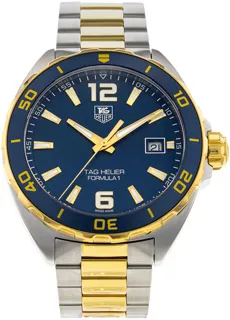 TAG Heuer Formula 1 Quartz WAZ1120.BB0879 Yellow gold and Stainless steel Blue