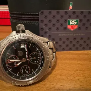 TAG Heuer Link CT 2114 42mm Stainless steel Black