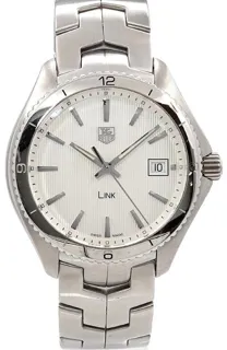 TAG Heuer Link Quartz WAT1111 38mm Stainless steel Silver