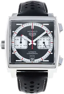 TAG Heuer Monaco CAW211Y.FC6469 39mm Stainless steel Black