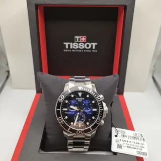 Tissot Seastar T120.417.11.041.01 45.5mm Stainless steel Black