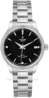 Tudor Style M12300-0004 34mm Stainless steel Black