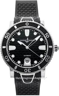 Ulysse Nardin Ladies Diver 8103-101-3/02 40mm Stainless steel Black