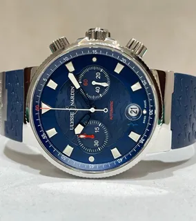 Ulysse Nardin Blue Seal 353-68 40.5mm Stainless steel Blue