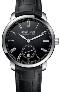 Ulysse Nardin Classico 3203-136-2/E2 40mm Stainless steel Black