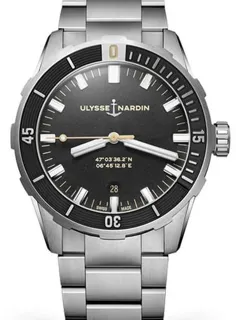 Ulysse Nardin Diver 8163-175-7M/92 42mm Stainless steel Black