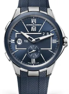 Ulysse Nardin Executive 243-20-3/43 42mm Stainless steel Blue