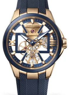 Ulysse Nardin Executive 3716-260-3/03 42mm Rose gold and Titanium Golden