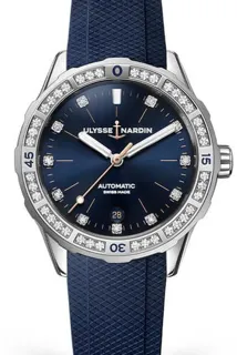 Ulysse Nardin Lady Diver 8163-182B-3/13 39mm Stainless steel Blue