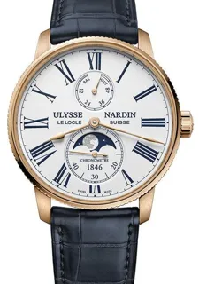 Ulysse Nardin Marine 1192-310-0A/1A 42mm Rose gold White