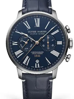 Ulysse Nardin Marine 1533-320LE-3A-175/1B 44mm Stainless steel Blue