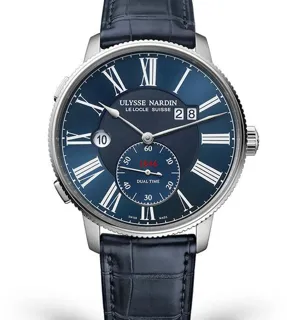 Ulysse Nardin Marine 3343-320-3A/1A 44mm Stainless steel Blue