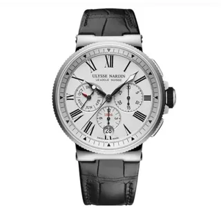 Ulysse Nardin Marine Chronograph 1533-150/40 43mm Stainless steel White