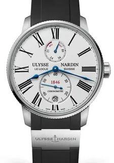 Ulysse Nardin Marine Torpilleur 1183-310-3/40 42mm Stainless steel White