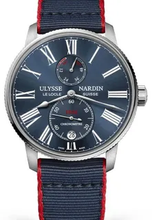 Ulysse Nardin Marine Torpilleur 1183-310-3A/0A 42mm Stainless steel Blue