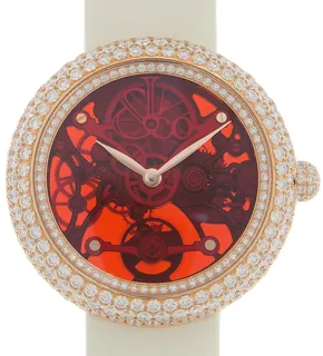 Jacob & Co. Brilliant BS431.40.RD.QR.ASB4A 32mm Rose gold Red$Transparent