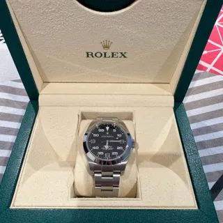 Rolex Air King 116900 40mm Stainless steel Black